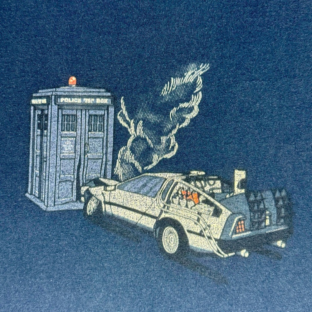 Back to The Future and Doctor Who Crash - It came out of nowhere Shirt